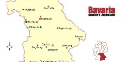 Munchen, გერმანიის რუკა