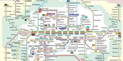 ნახატი s-bahn რუკა