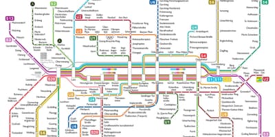 Munchen u bahn რუკა