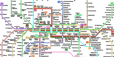 რუკა munchen მეტრო